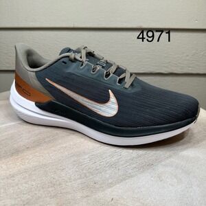 Nike Air Winflo 9 Womens Size 11 Grey Metallic Copper New in Box DD8686-005